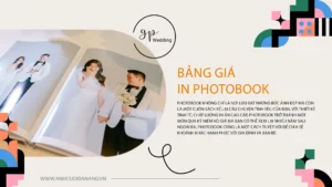 In photobook phóng sự cưới Đà Nẵng