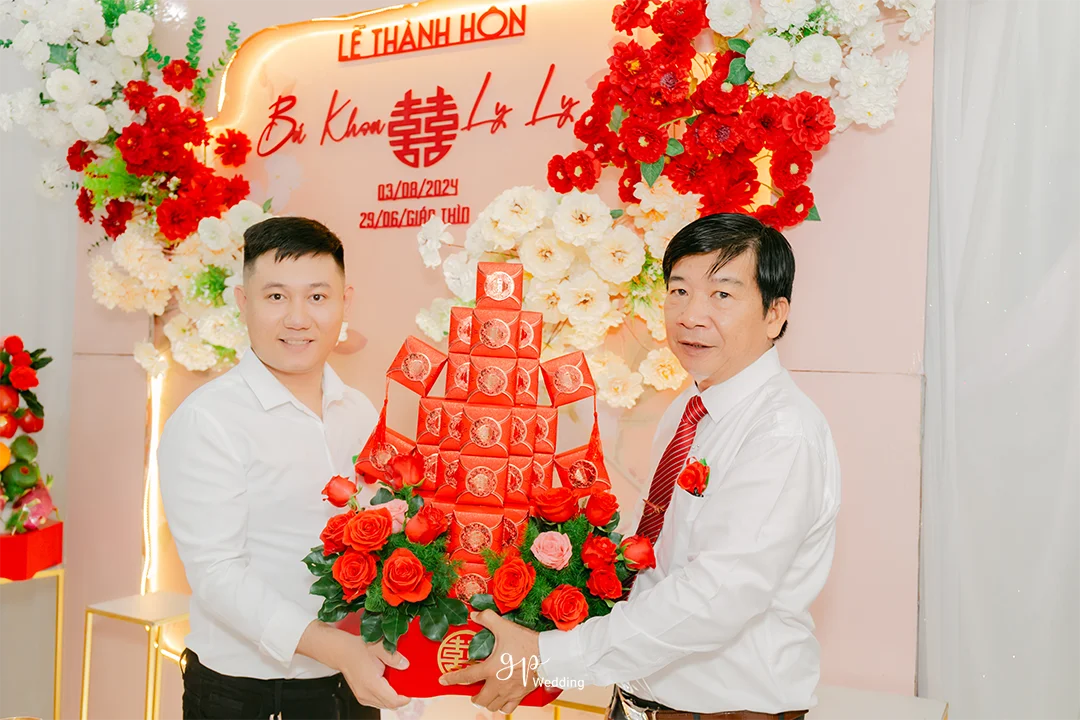 Mâm bánh phu thê phóng sự cưới Đà Nẵng - GP Wedding