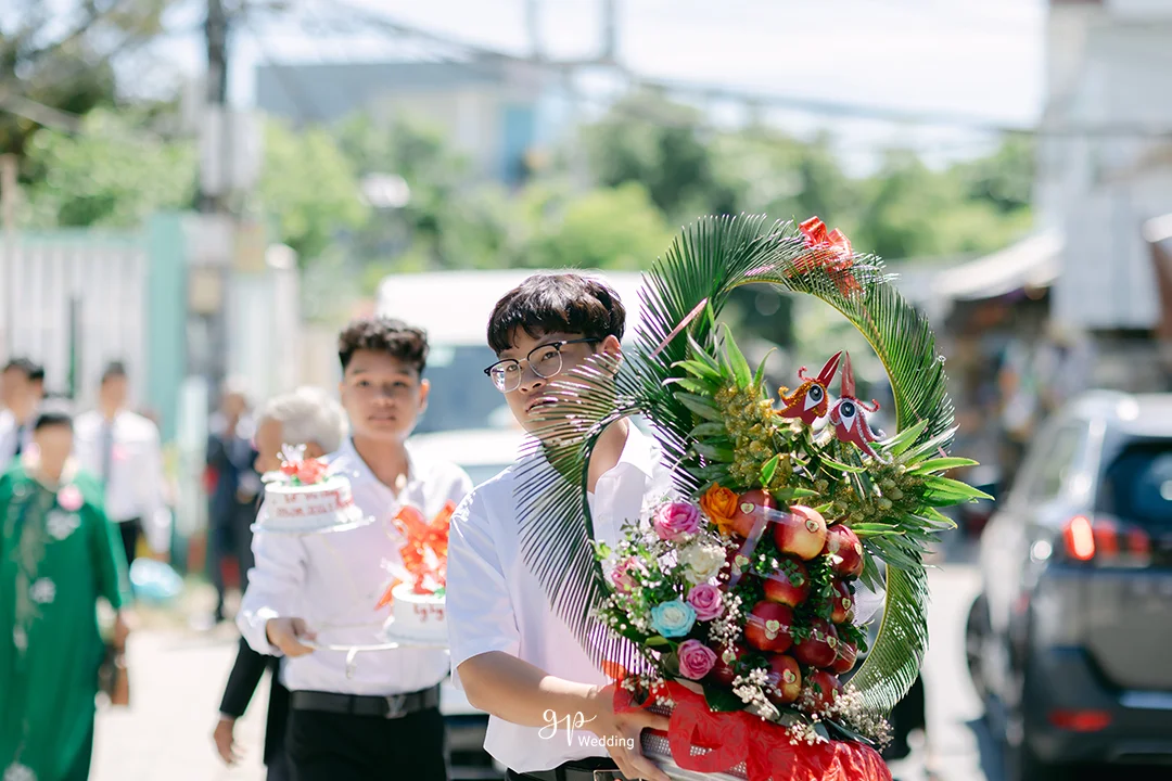 Thứ tự mâm trái cây phóng sự cưới Đà Nẵng GP Wedding