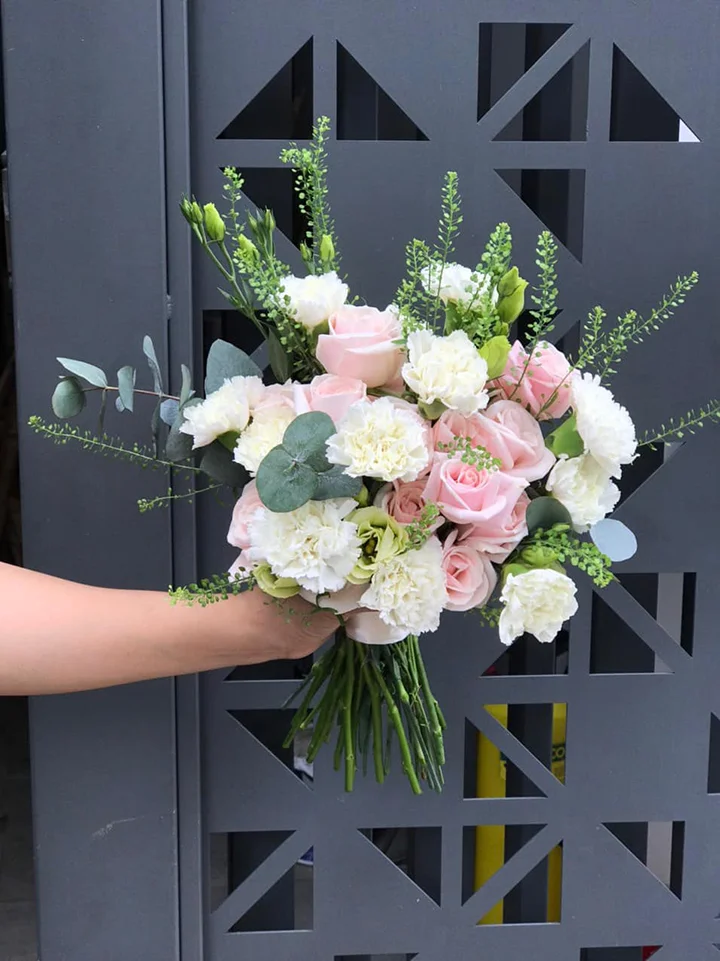 Hoa cưới cầm tay Ngọc Bích Flower Shop Phóng sự cưới Đà Nẵng