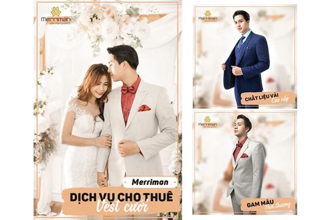 Thuê vest cưới Đà Nẵng Merriman