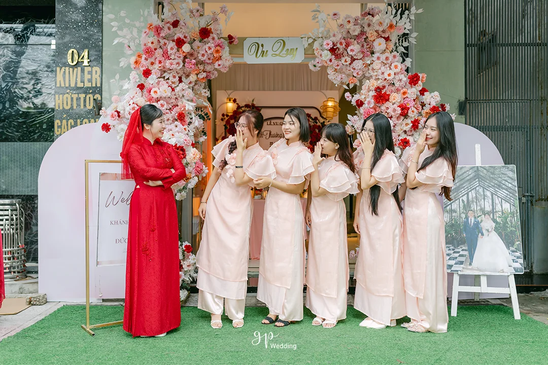 Áo dài bưng quả Phóng sự cưới Đà Nẵng - GP Wedding