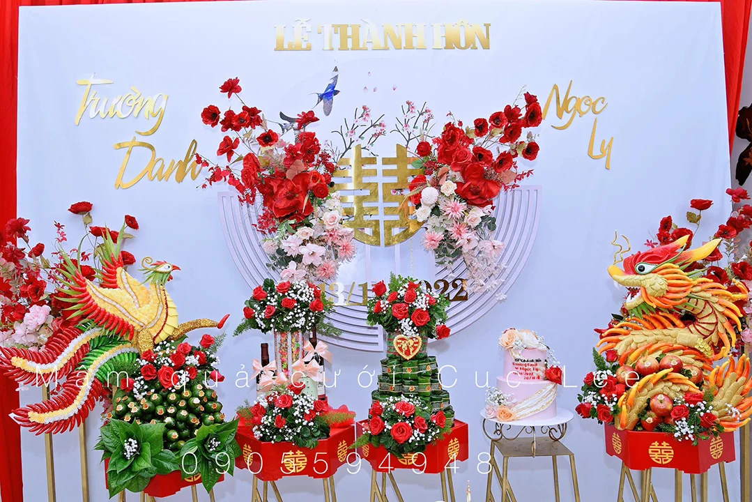 Mâm Quả Cưới Hỏi CUC LEE Đà Nẵng - GP Wedding