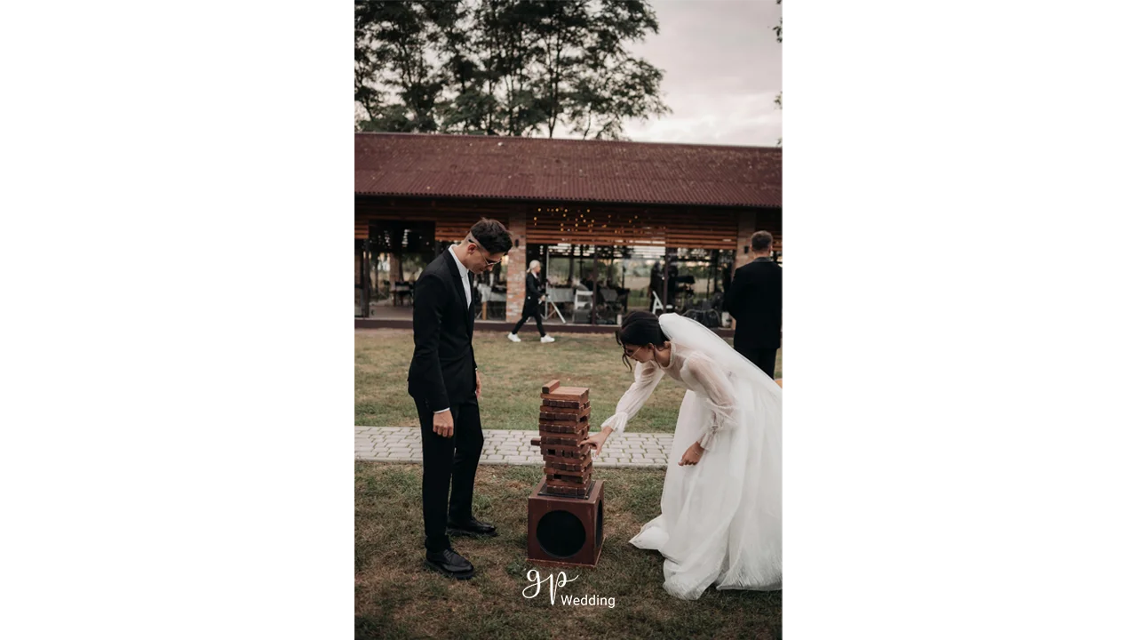 Jenga - top games to play in the wedding GP Wedding