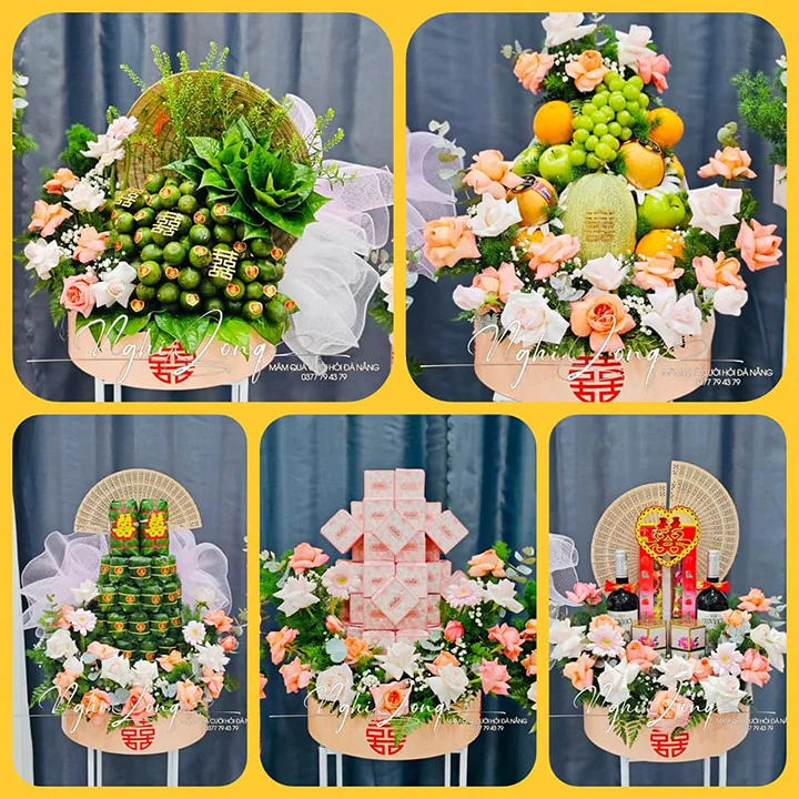 Nghi Long - Mâm Quả Cưới Hỏi Hiện Đại Đà Nẵng - GP Wedding